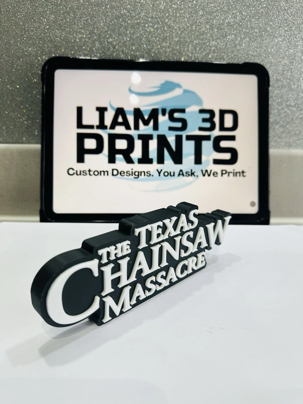 Decorative Texas Chainsaw Massacre Film Self Standing logo display pops Horror