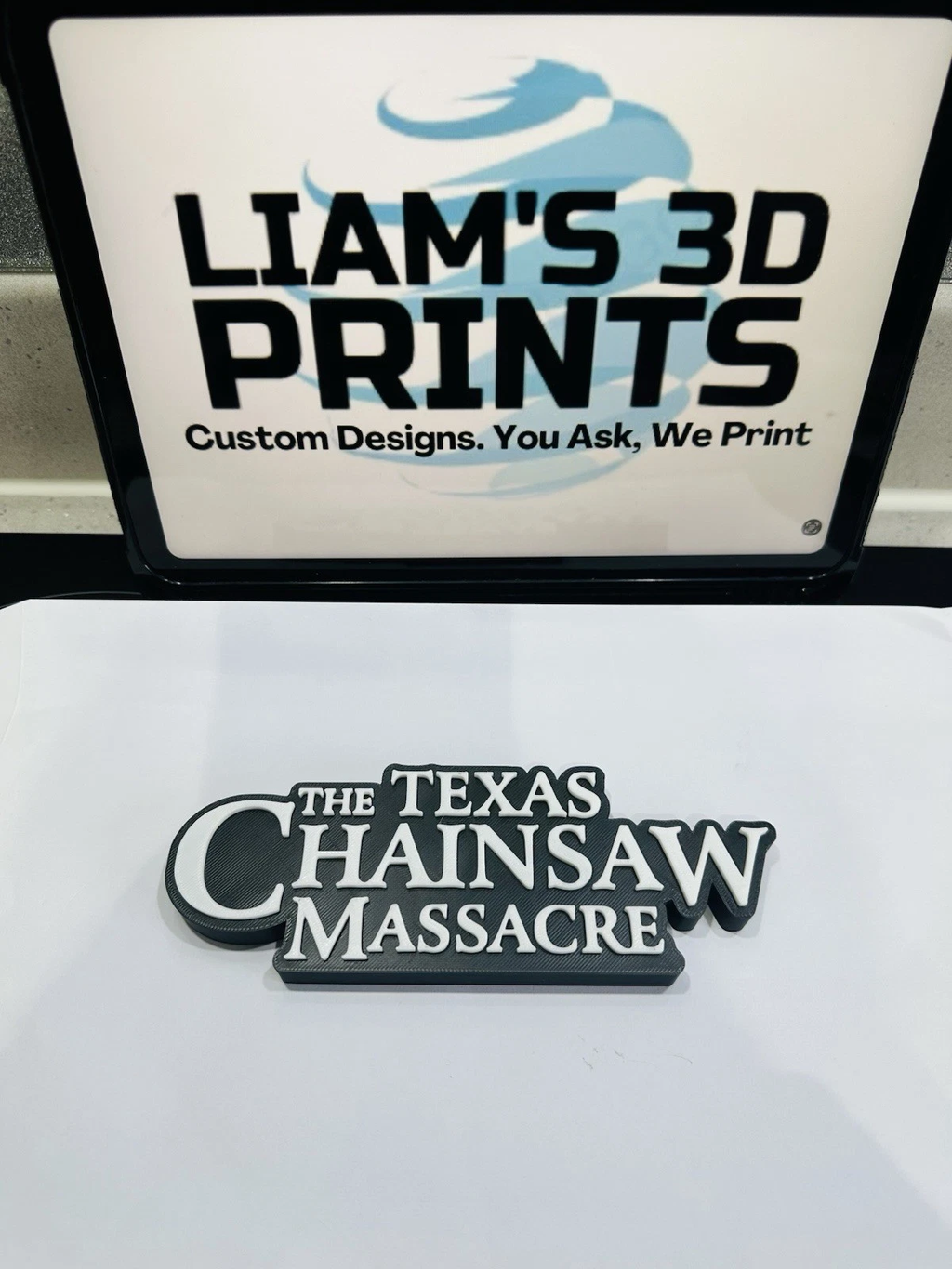 Decorative Texas Chainsaw Massacre Film Self Standing logo display pops Horror