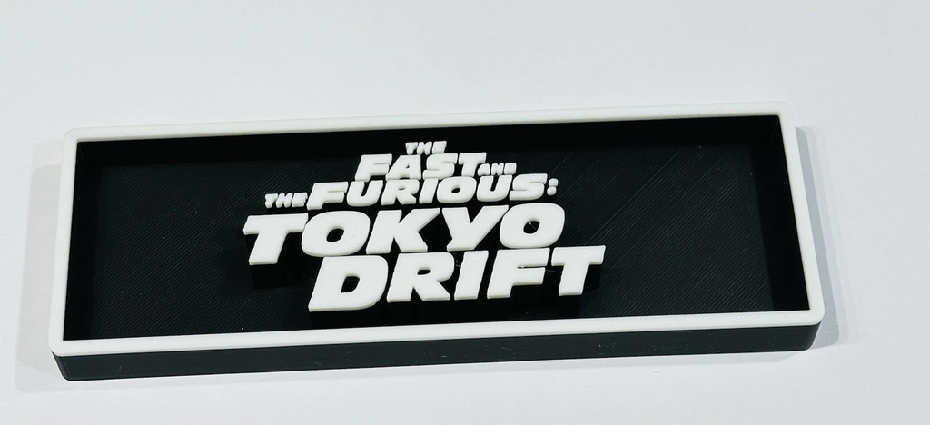 Decorative Fast and Furious Tokyo Drift Film Logo Display Cinema S17.5cm L 22cm