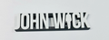 Decorative John Wick Film Logo Cinema Room Sign Display