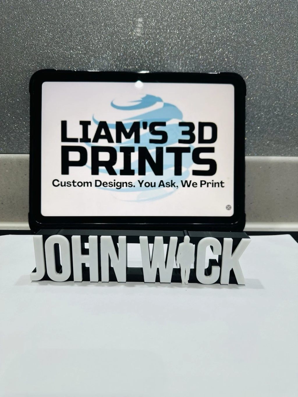 Decorative John Wick Film Logo Cinema Room Sign Display