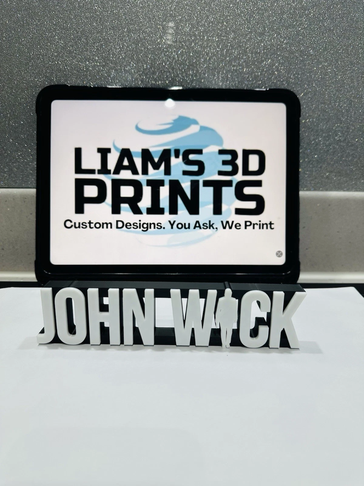 Decorative John Wick Film Logo Cinema Room Sign Display