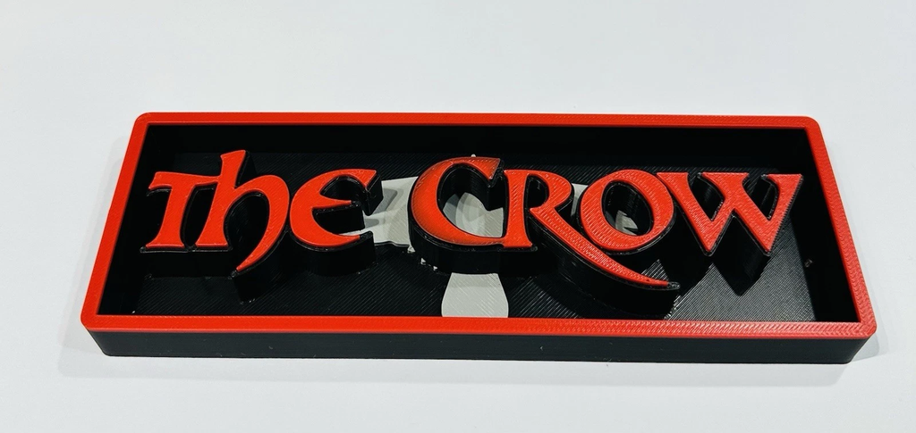 Decorative The Crow Film Logo Sign Display Cinema small 17.5cm Large 22cm