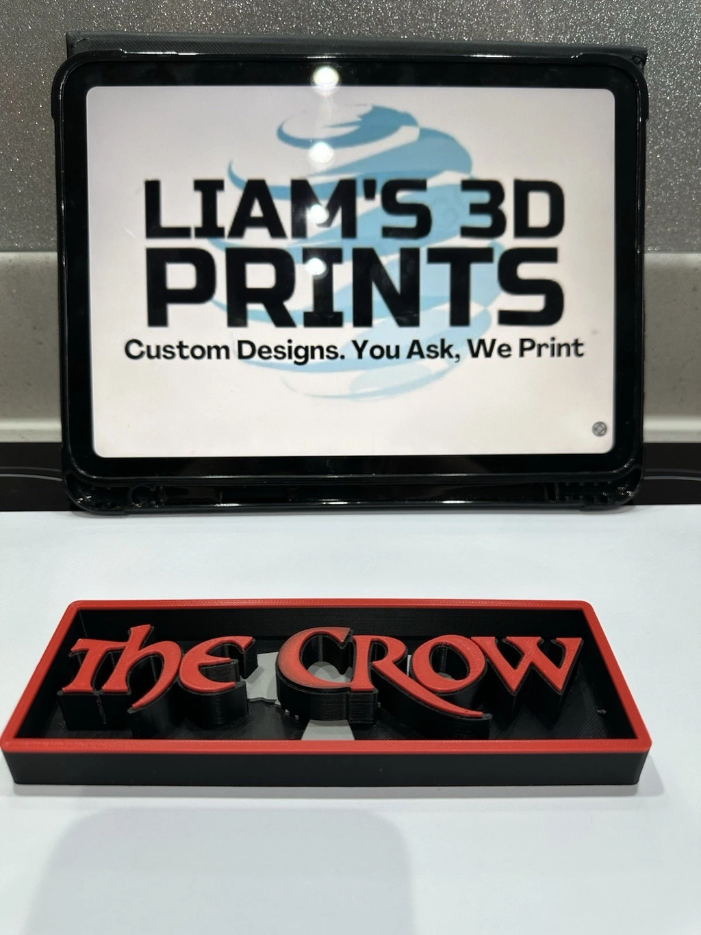 Decorative The Crow Film Logo Sign Display Cinema small 17.5cm Large 22cm