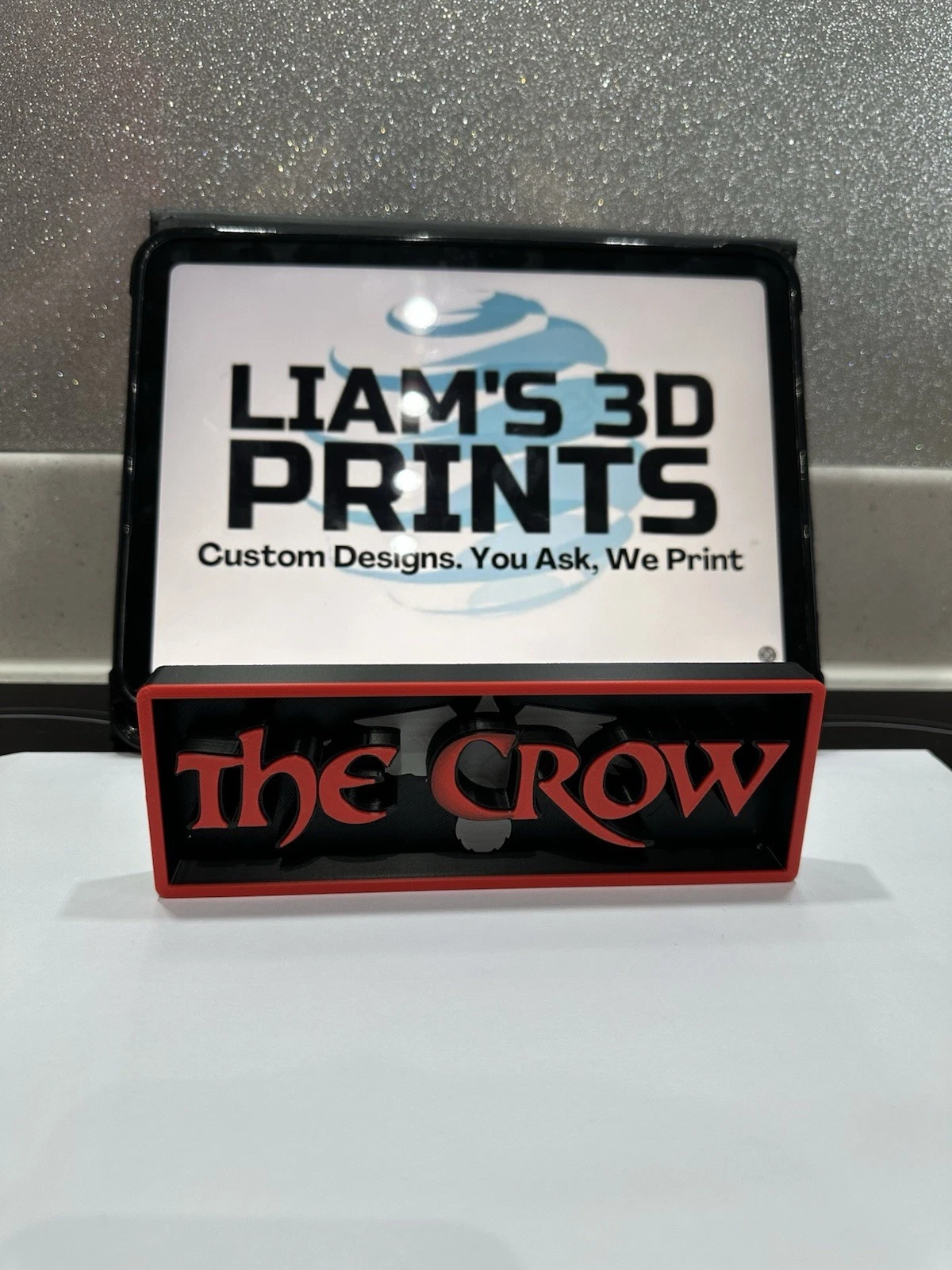 Decorative The Crow Film Logo Sign Display Cinema small 17.5cm Large 22cm