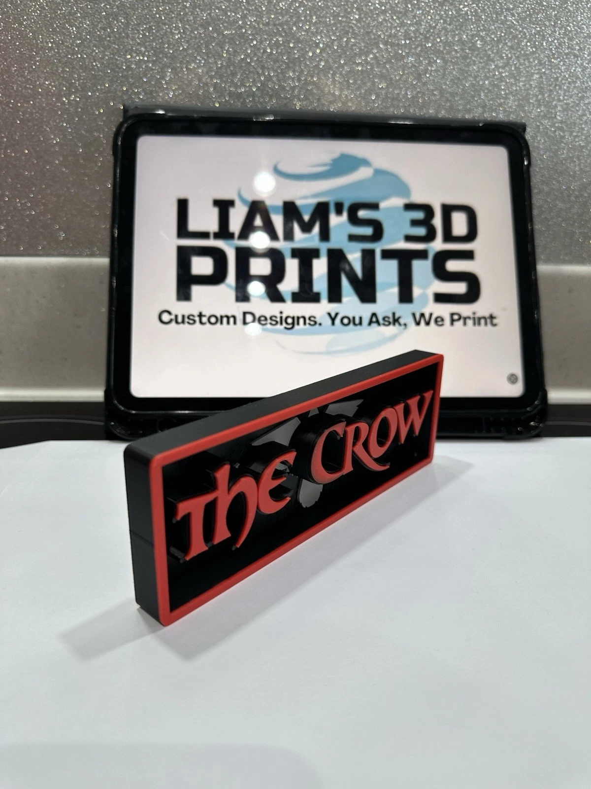 Decorative The Crow Film Logo Sign Display Cinema small 17.5cm Large 22cm