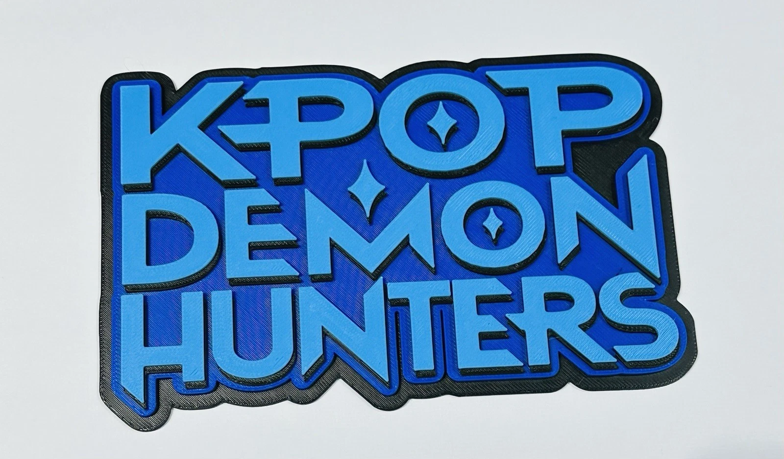 Decorative Kpop Demon Hunters Tv Film K-pop Sign Display Logo Pops Wall Plaque