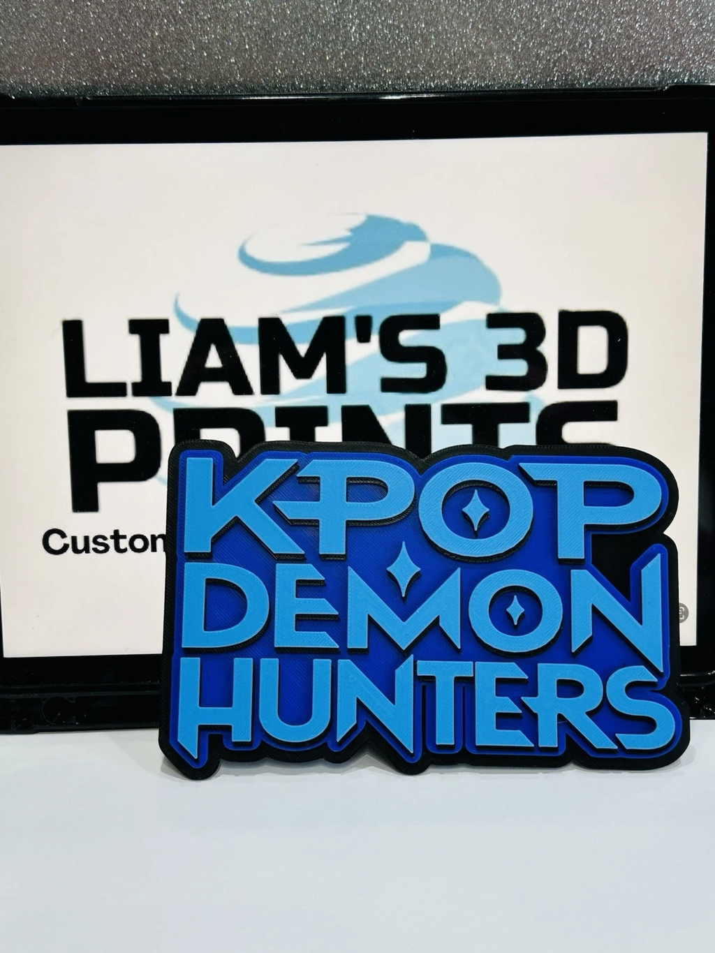 Decorative Kpop Demon Hunters Tv Film K-pop Sign Display Logo Pops Wall Plaque