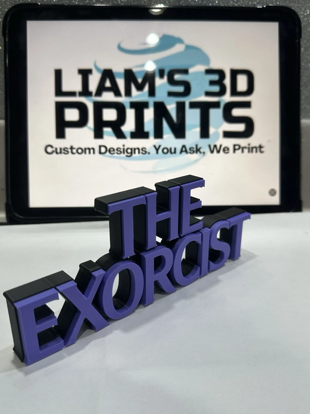 Decorative The Exorcist Film TV logo Sign Display Pops Horror