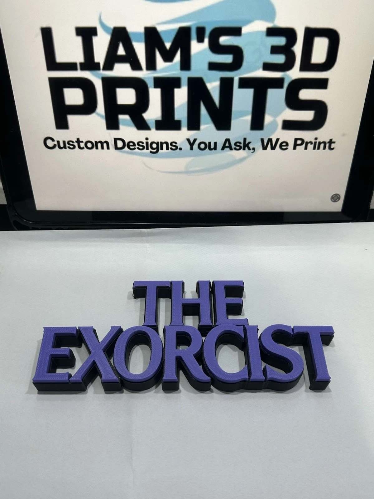 Decorative The Exorcist Film TV logo Sign Display Pops Horror
