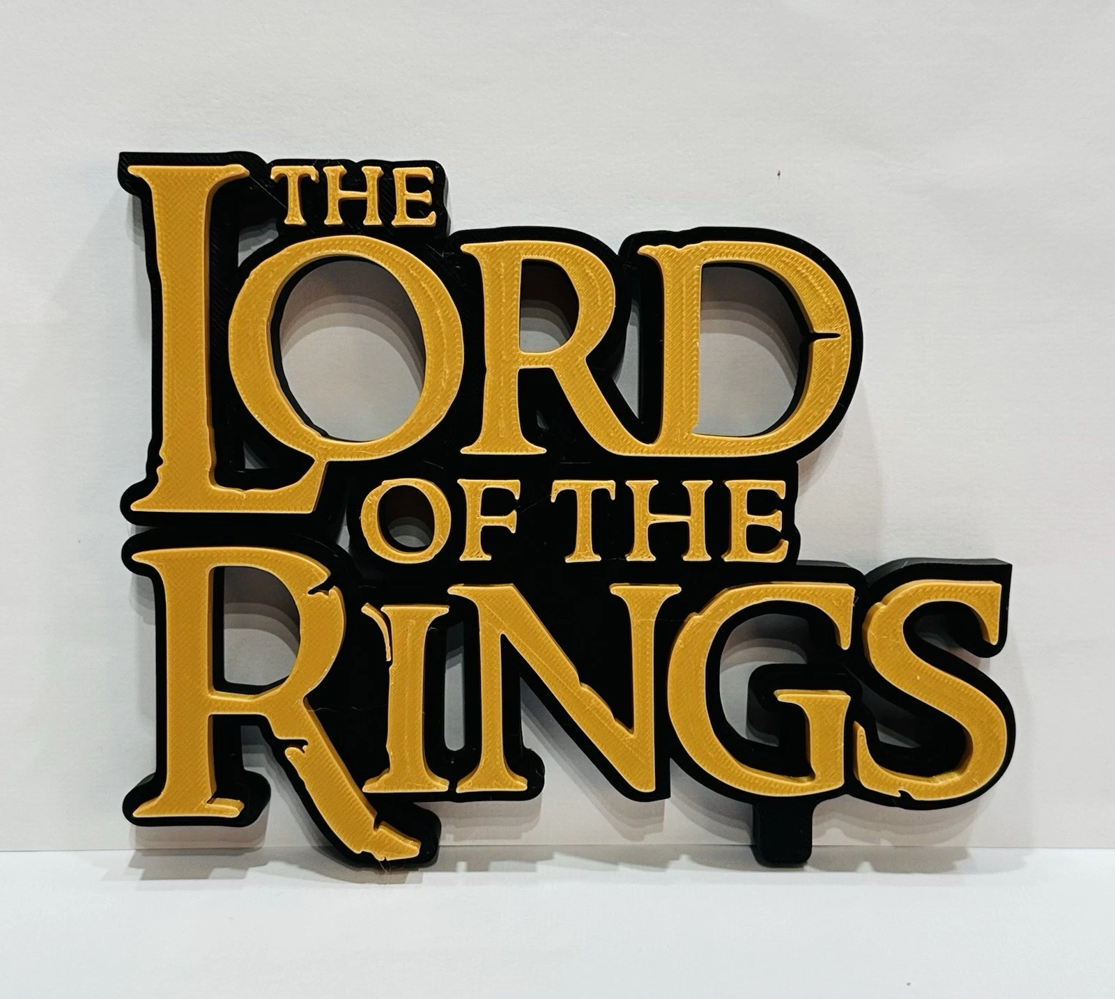 Decorative Lord of the Rings Film TV logo Sign Display Pops