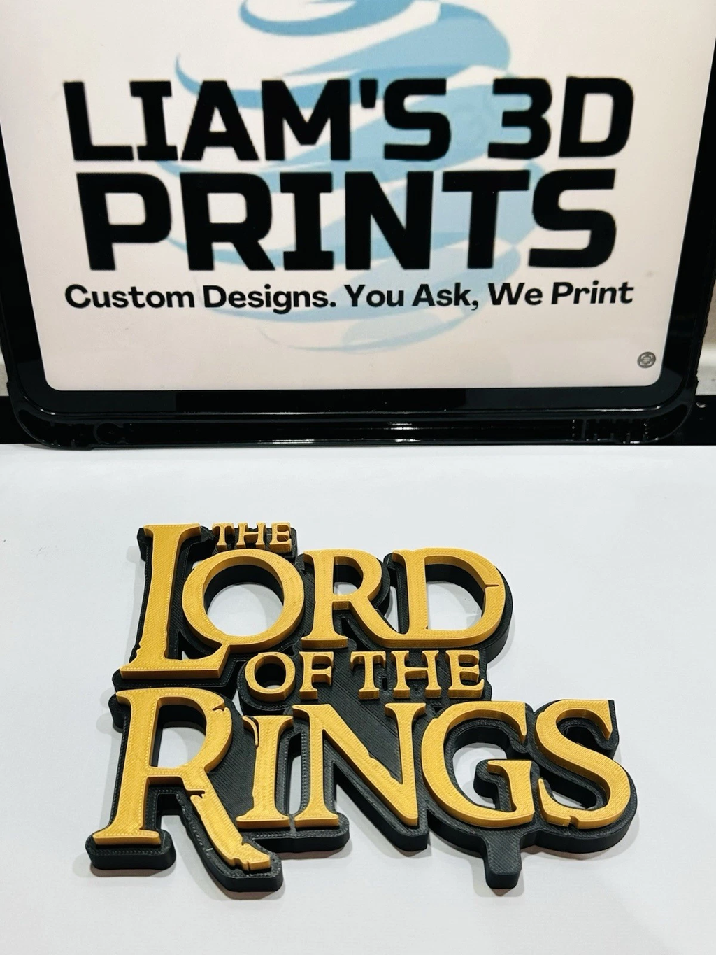 Decorative Lord of the Rings Film TV logo Sign Display Pops