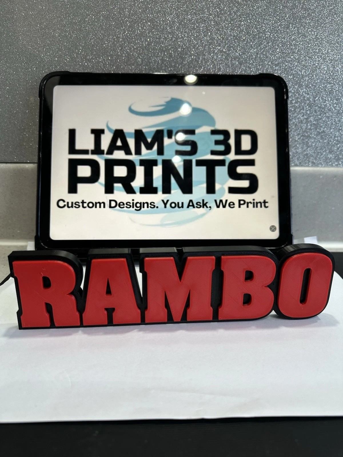 Decorative Rambo First Blood Film TV logo Sign Display Pops