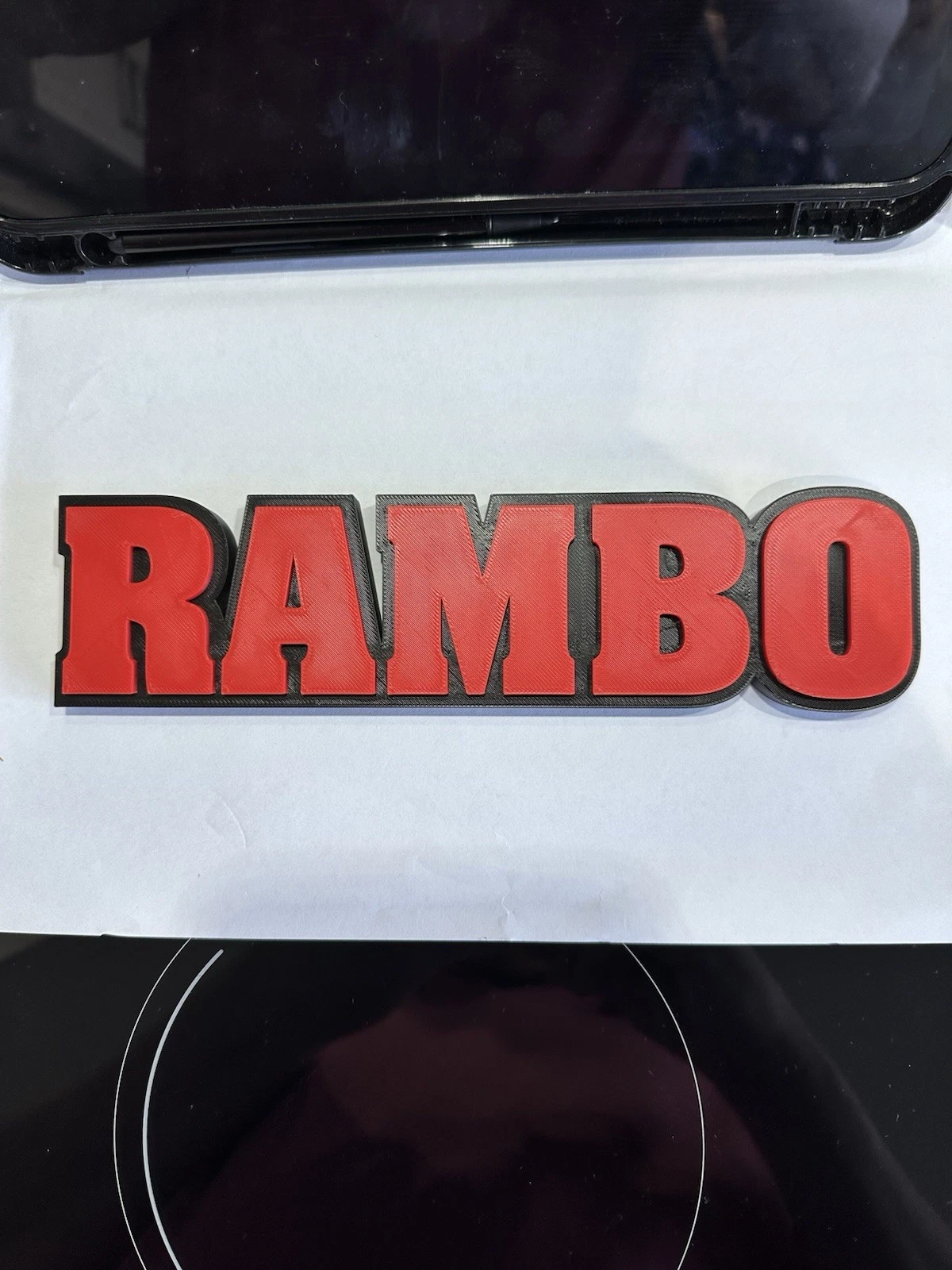 Decorative Rambo First Blood Film TV logo Sign Display Pops