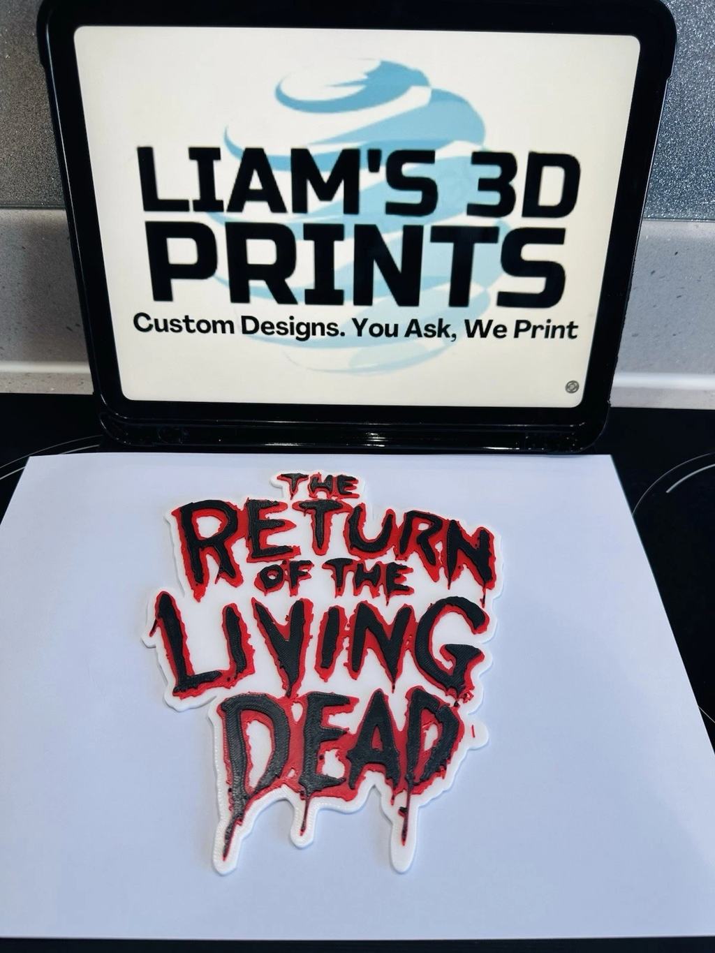 Decorative Return Of The Living Dead Film Logo Sign Display Cinema