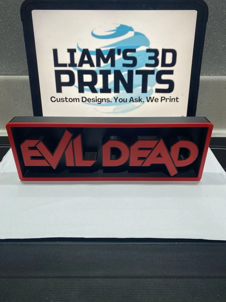 Decorative The Evil Dead Film Logo Sign Display Cinema small 17.5cm Large 22cm
