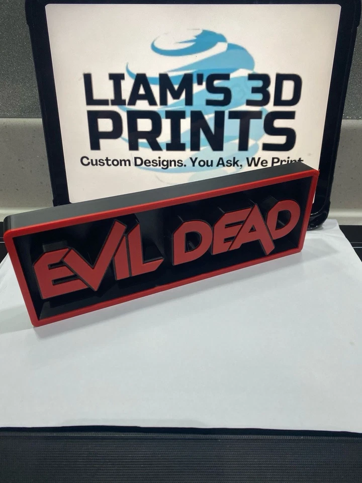 Decorative The Evil Dead Film Logo Sign Display Cinema small 17.5cm Large 22cm