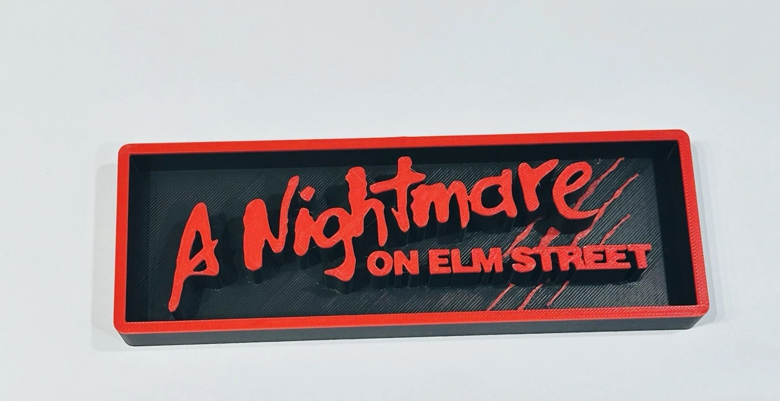 Decorative A Nightmare On Elm Street Freddy Krueger Logo Film Sign Display