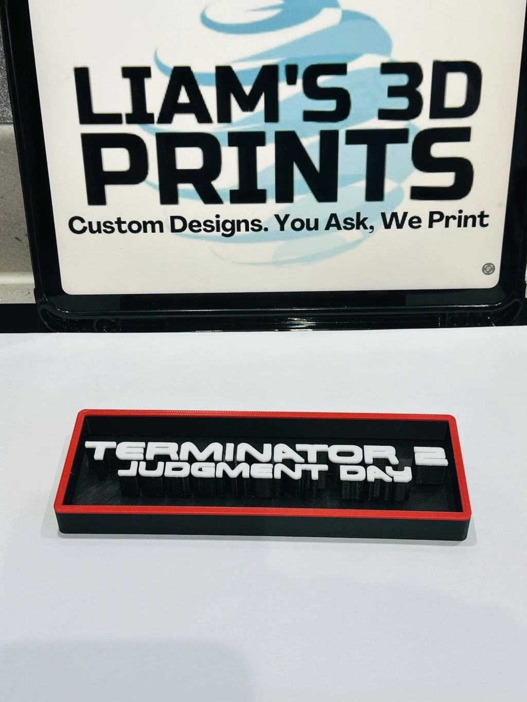Decorative The Terminator 2 Film Logo Sign Display Cinema Small 17.5cm L 22cm
