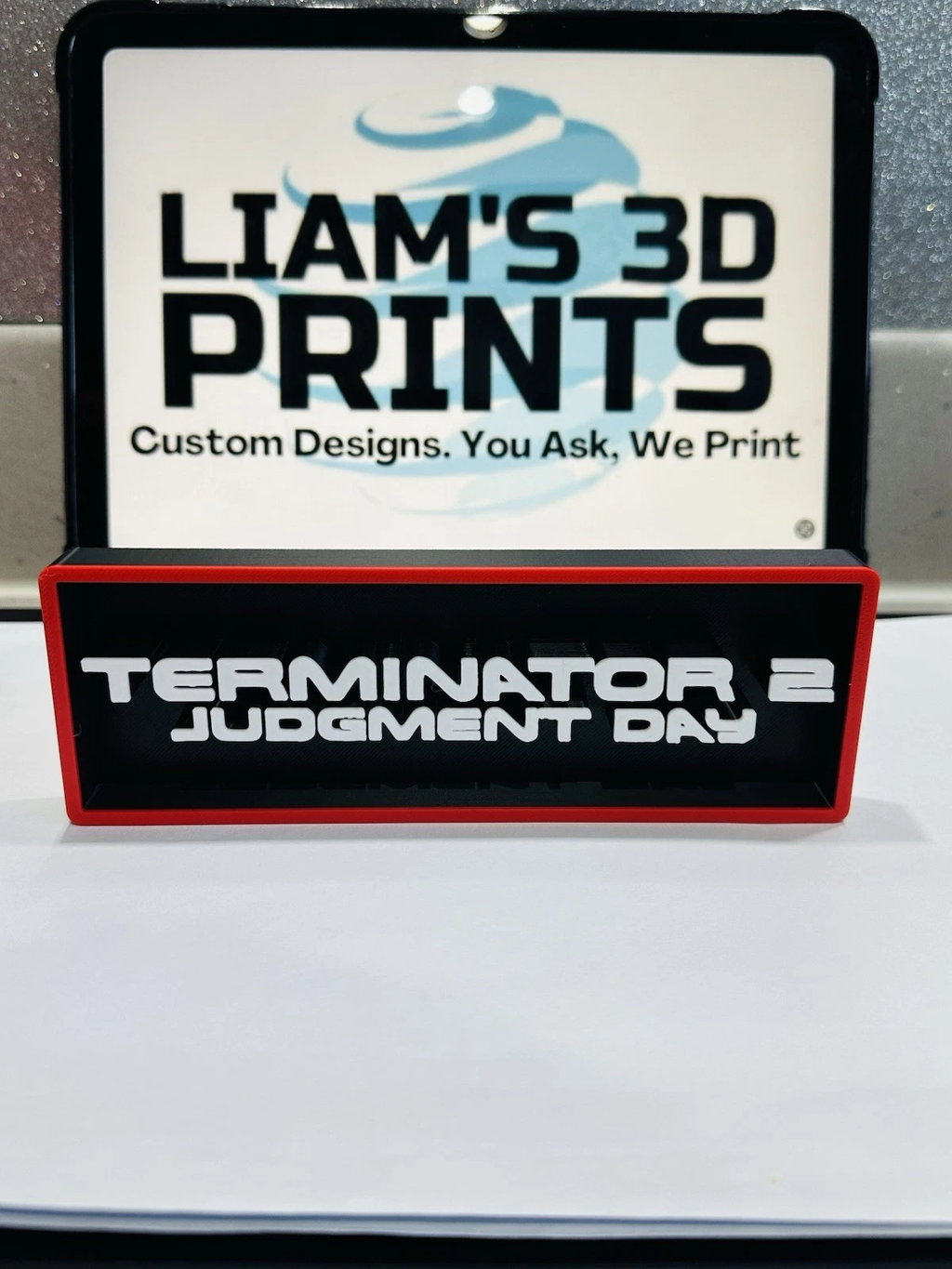 Decorative The Terminator 2 Film Logo Sign Display Cinema Small 17.5cm L 22cm