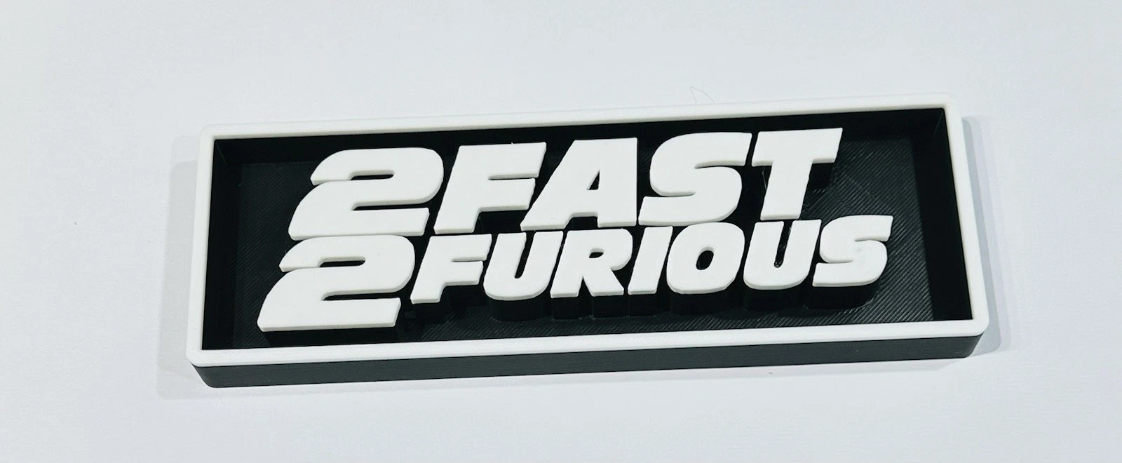 Decorative 2 Fast 2 Furious Film Logo Sign Display Cinema s 17.5cm L 22cm