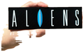 Decorative Aliens logo Sign Display two sizes small 16cm Large 25cm