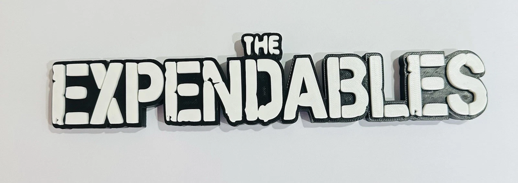 Decorative The Expendables Film Logo Sign Display Pops