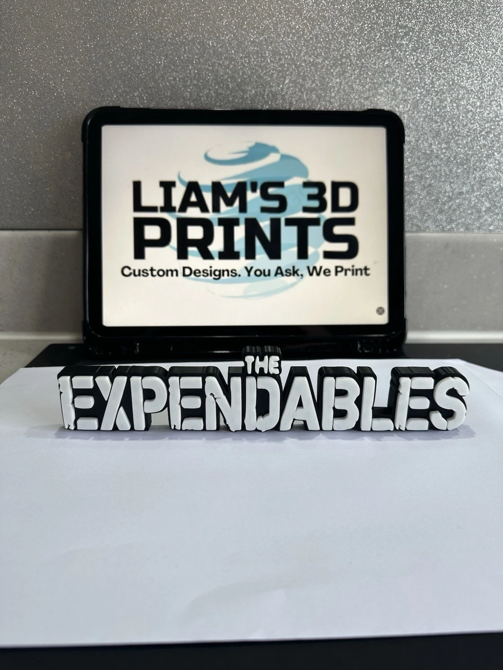 Decorative The Expendables Film Logo Sign Display Pops