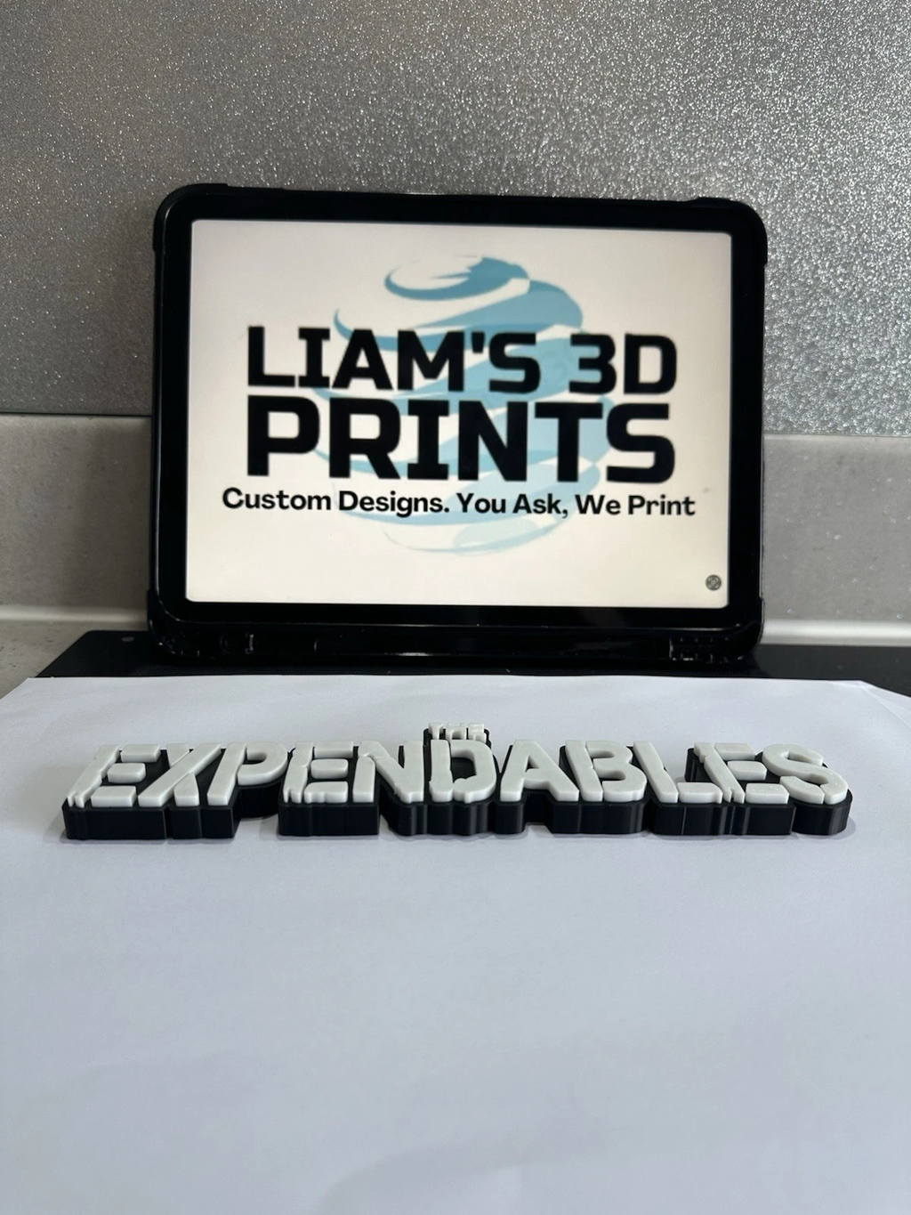 Decorative The Expendables Film Logo Sign Display Pops