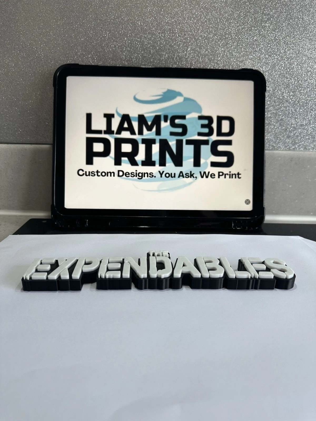 Decorative The Expendables Film Logo Sign Display Pops