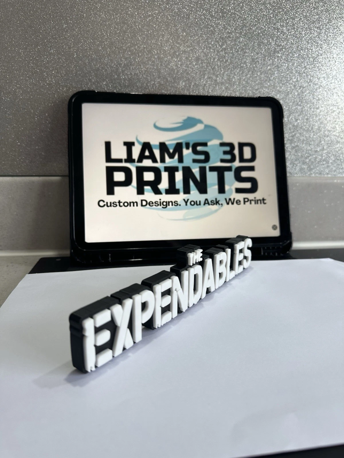 Decorative The Expendables Film Logo Sign Display Pops