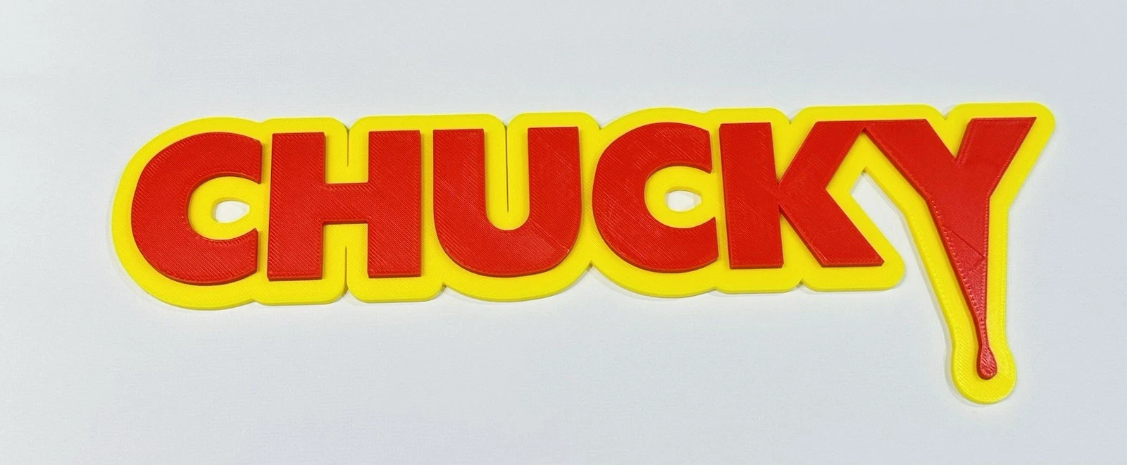 Decorative Chucky Child's Play logo Sign Display two sizes small 16cm Large 25cm