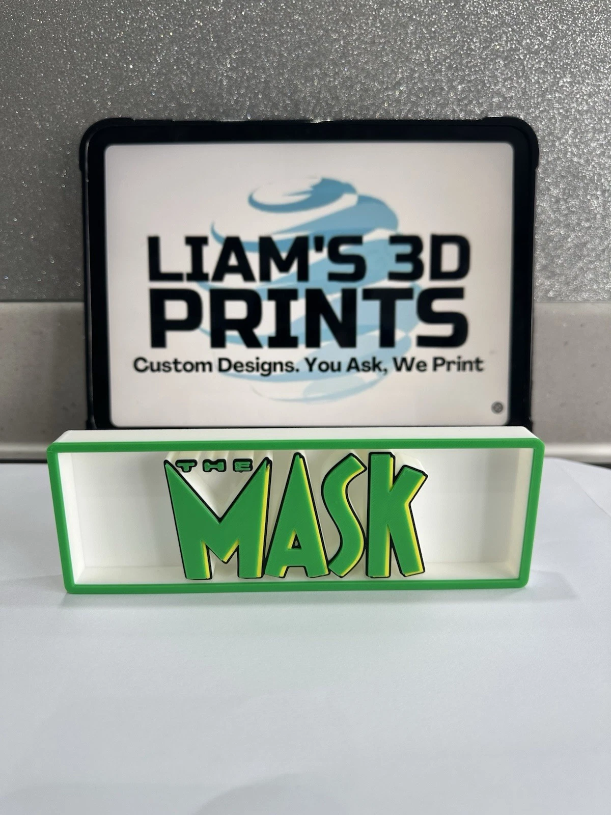 Decorative The Mask Film Logo Sign Display Cinema small 17.5cm Large 22cm