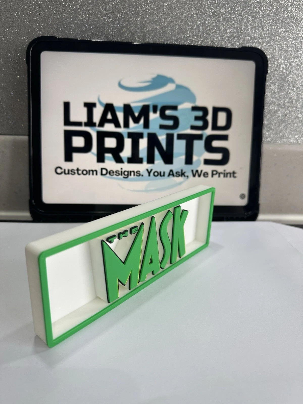 Decorative The Mask Film Logo Sign Display Cinema small 17.5cm Large 22cm