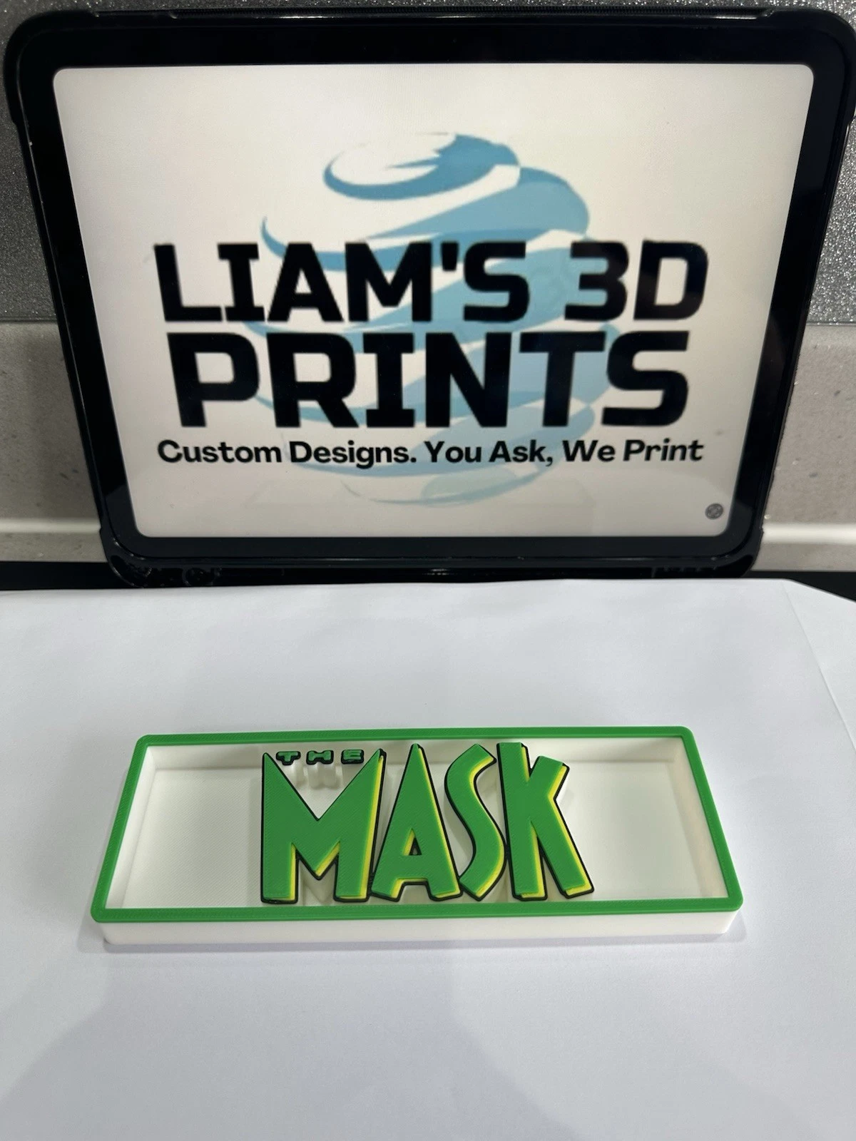 Decorative The Mask Film Logo Sign Display Cinema small 17.5cm Large 22cm