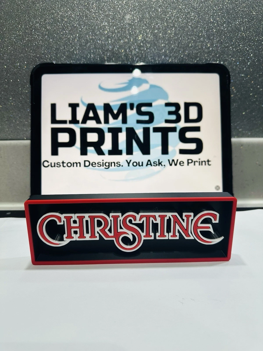 Decorative Christine Horror Film Movie Logo Film Sign Display Box