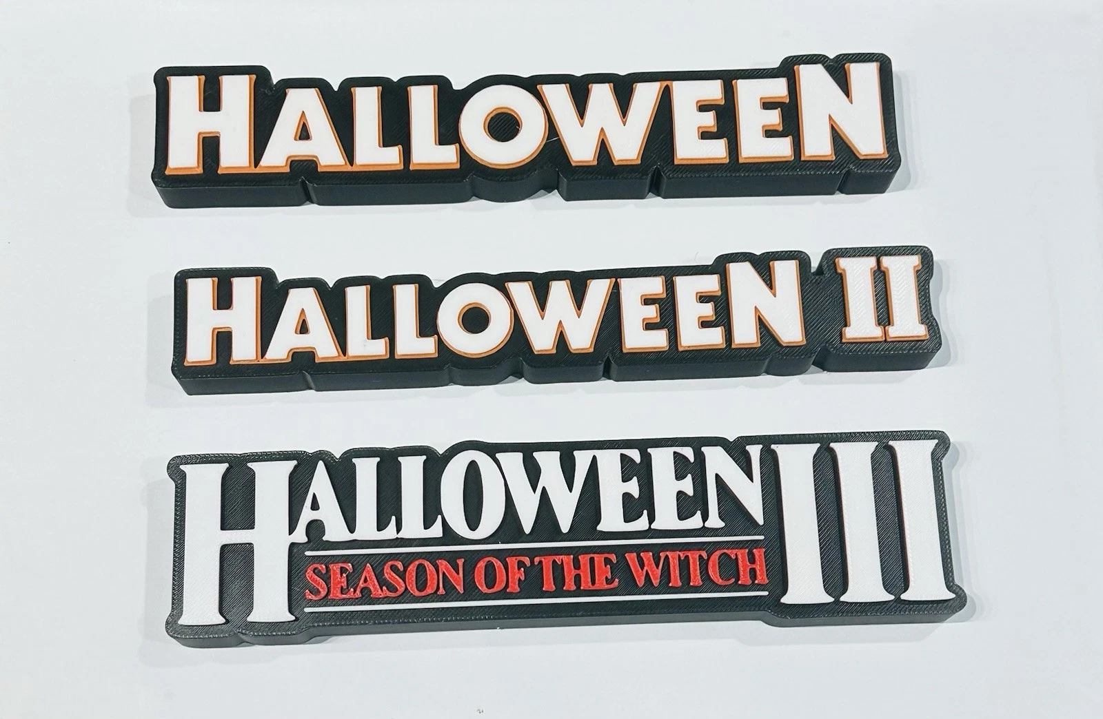 Decorative Halloween 1 2 3 Film Logo Sign Display Cinema Horror Michael Myers