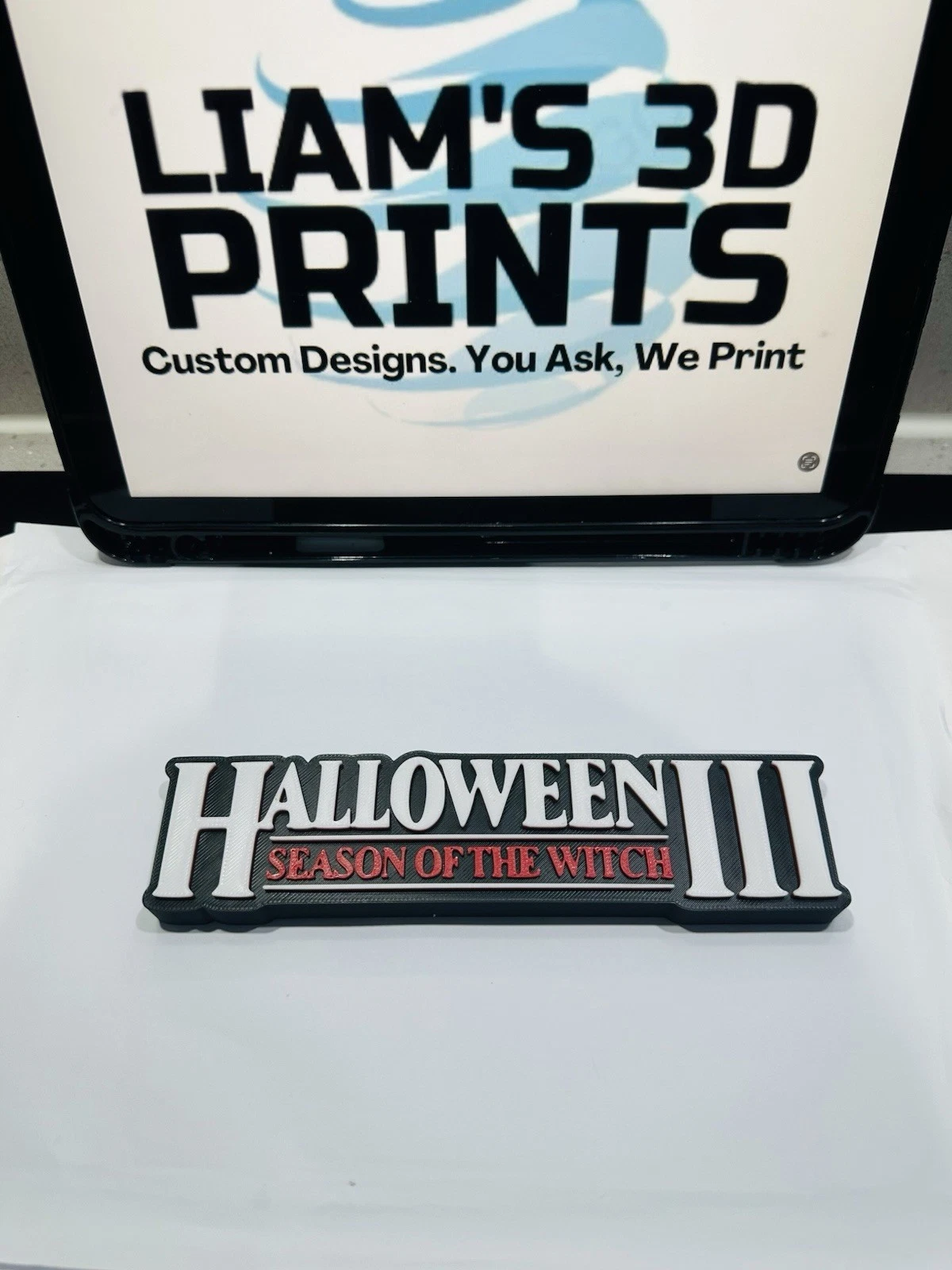 Decorative Halloween 1 2 3 Film Logo Sign Display Cinema Horror Michael Myers
