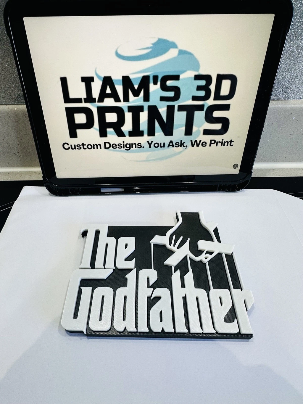Decorative The Godfather Film TV logo Sign Display Pops