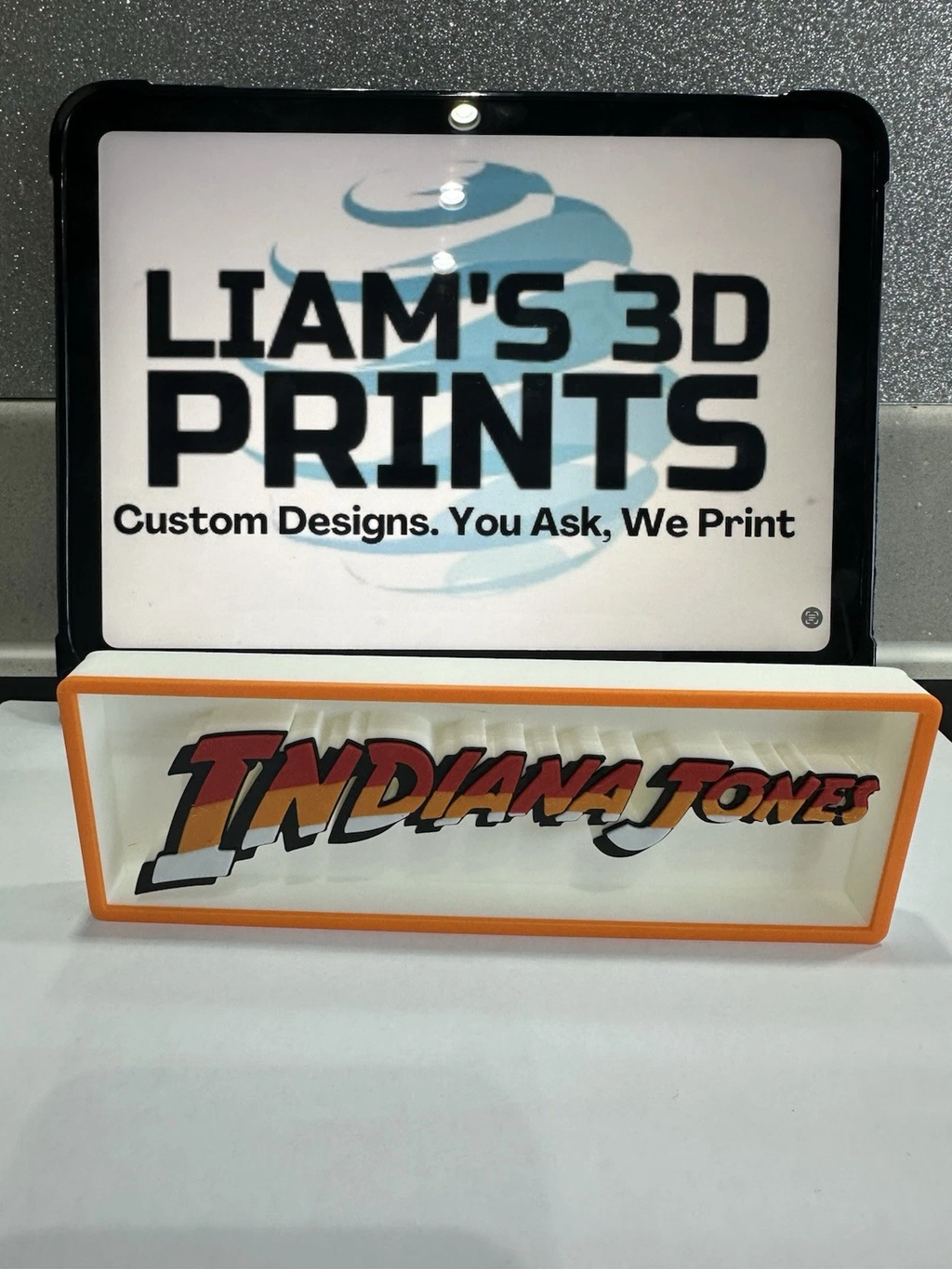 Decorative Indiana Jones Film Logo Sign Display Cinema small 17.5cm Large 22cm