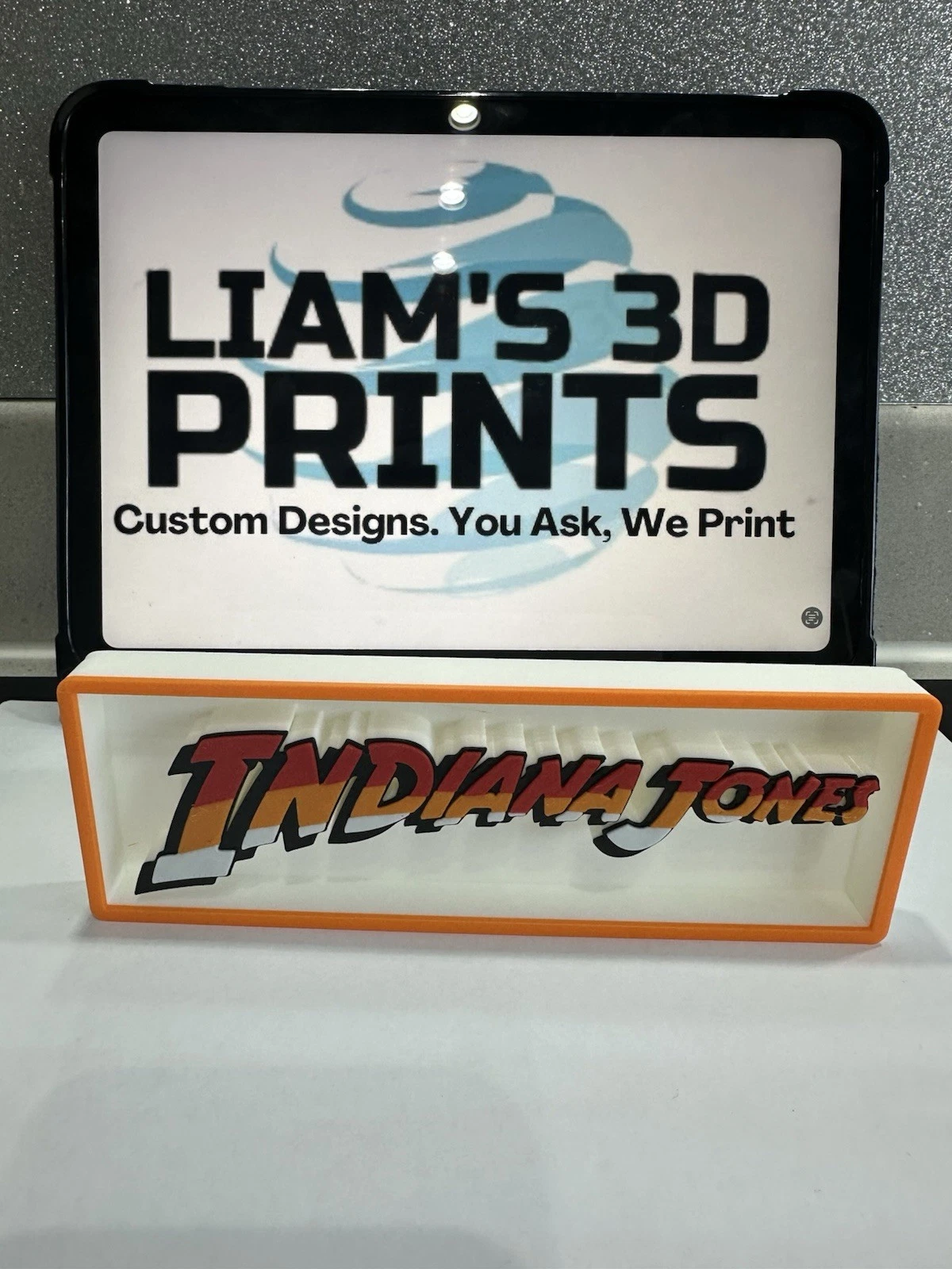 Decorative Indiana Jones Film Logo Sign Display Cinema small 17.5cm Large 22cm