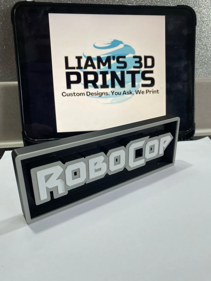 Decorative Robocop Film Logo Sign Display Cinema small 17.5cm Large 22cm