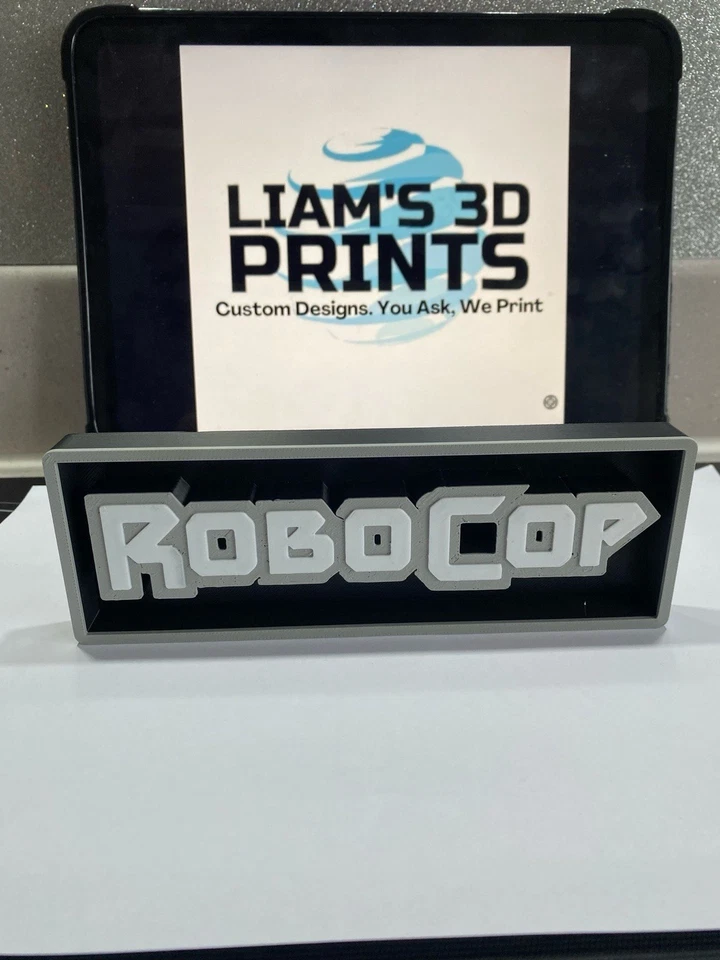 Decorative Robocop Film Logo Sign Display Cinema small 17.5cm Large 22cm