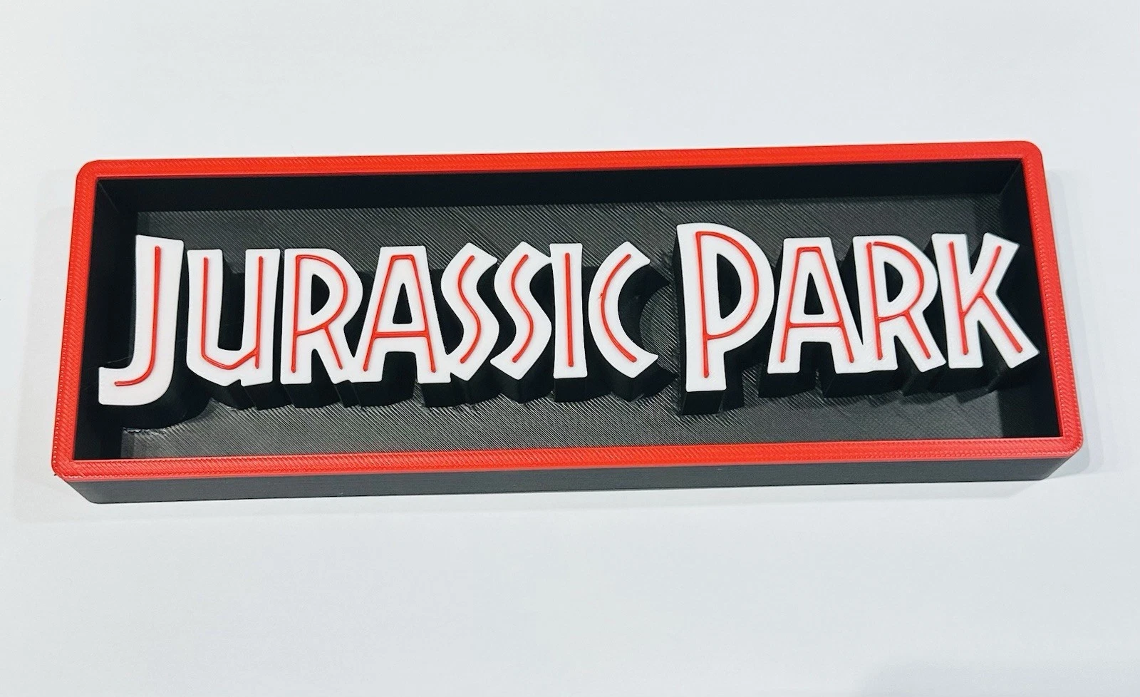 Decorative Jurassic Park World Film Logo Sign Display Cinema 22cm