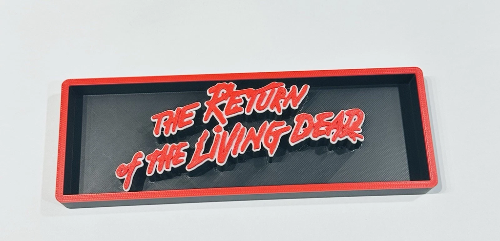 Decorative The Return of the Living Dead Film Sign Display Box S 17.5cm L 22cm