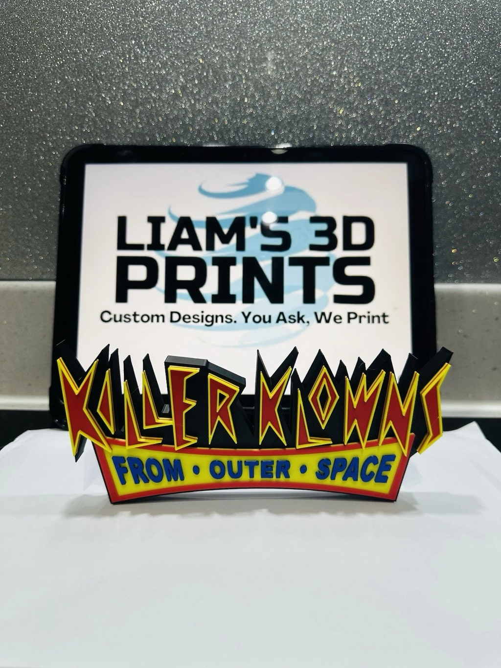 Decorative Killer Klowns From Space Film Self Standing logo display pops Room