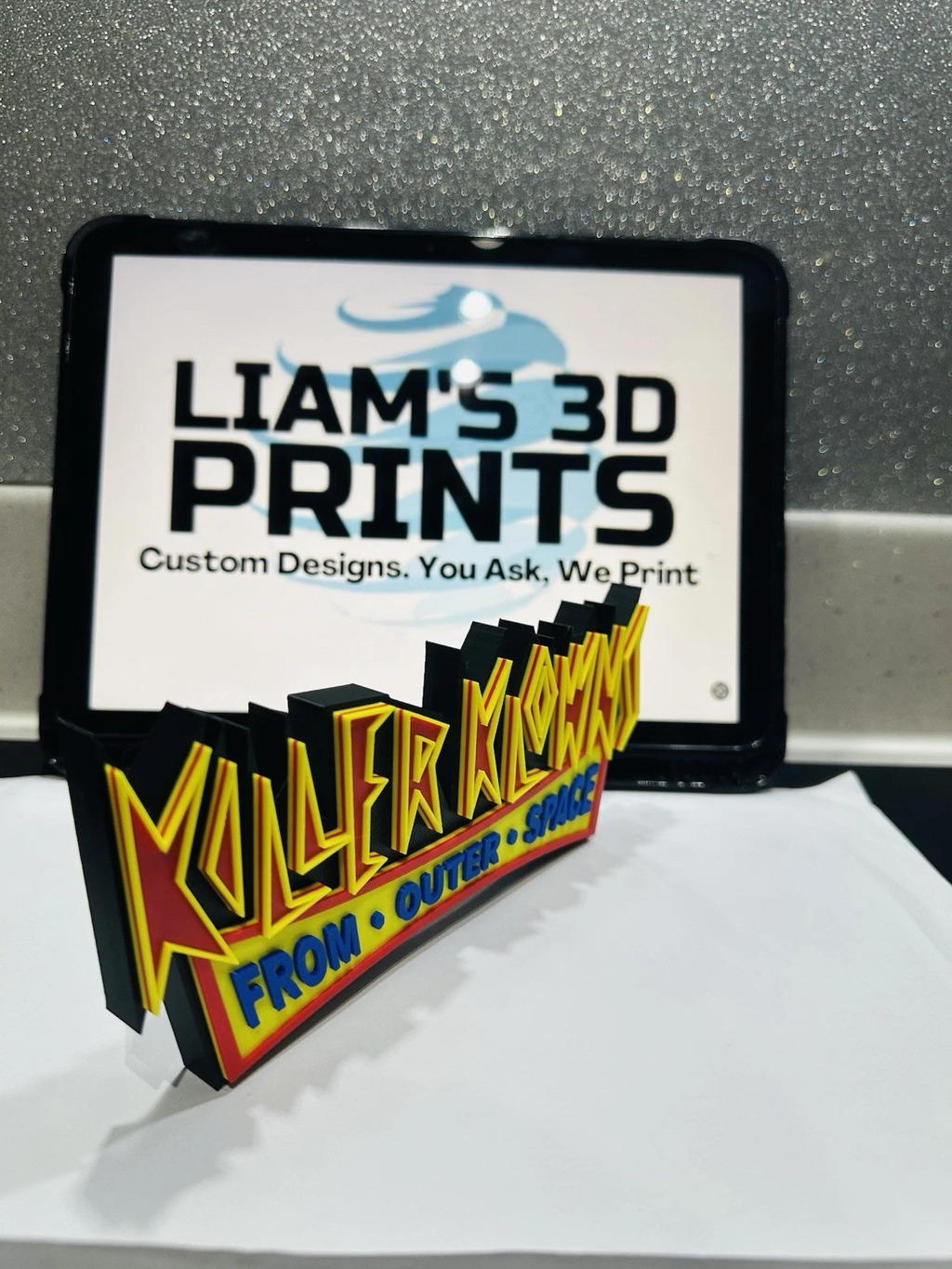Decorative Killer Klowns From Space Film Self Standing logo display pops Room