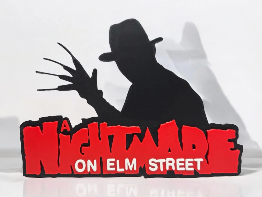 Decorative Nightmare on Elm Street Freddy Kruger Film TV logo Sign Display Pops