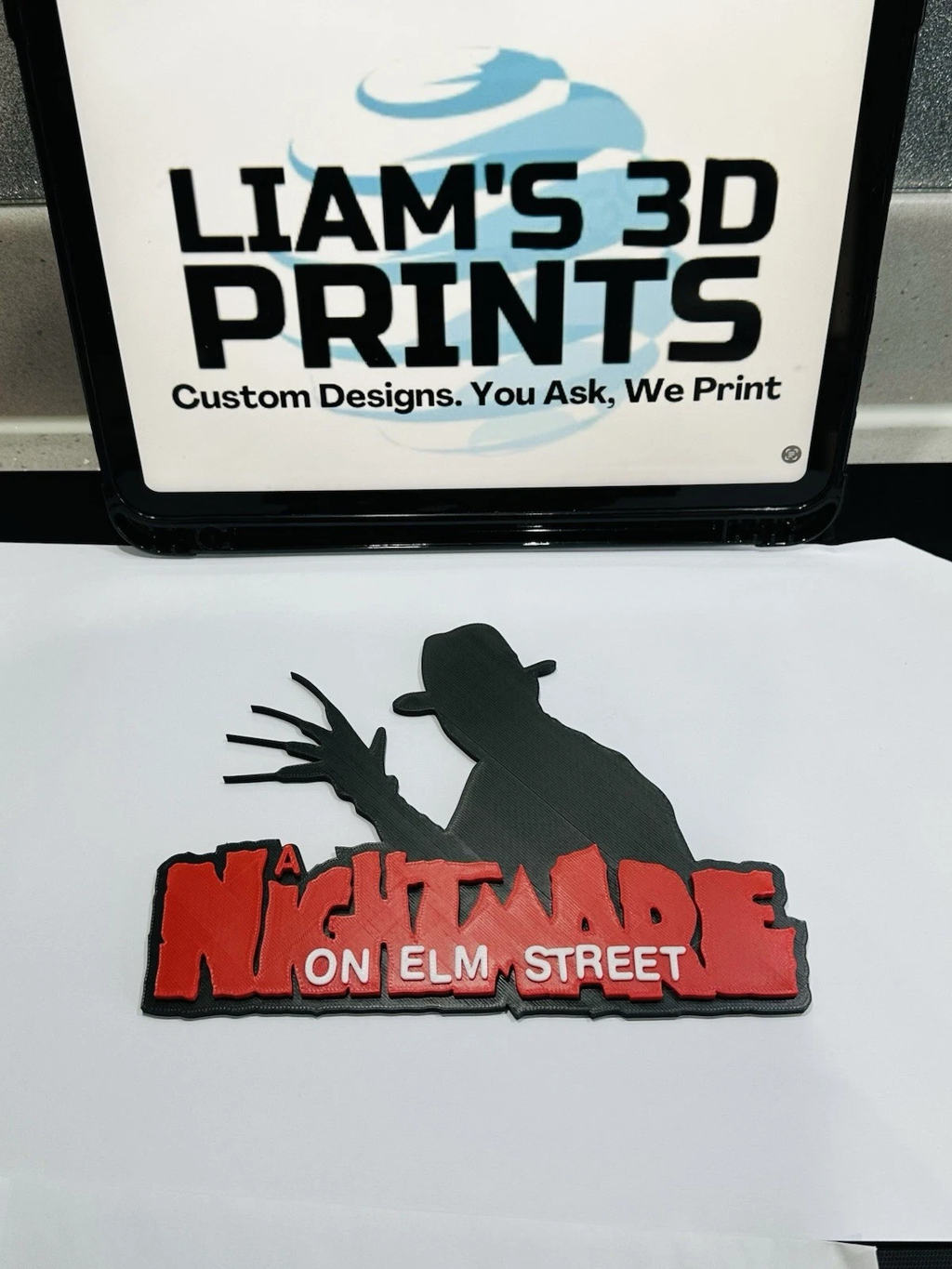 Decorative Nightmare on Elm Street Freddy Kruger Film TV logo Sign Display Pops