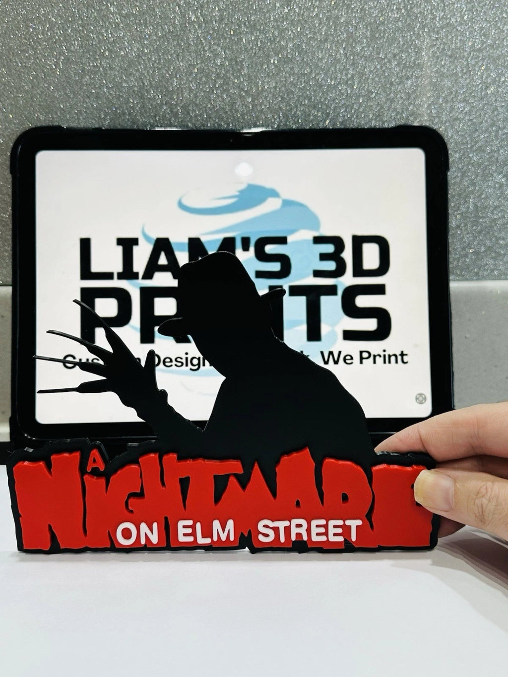 Decorative Nightmare on Elm Street Freddy Kruger Film TV logo Sign Display Pops